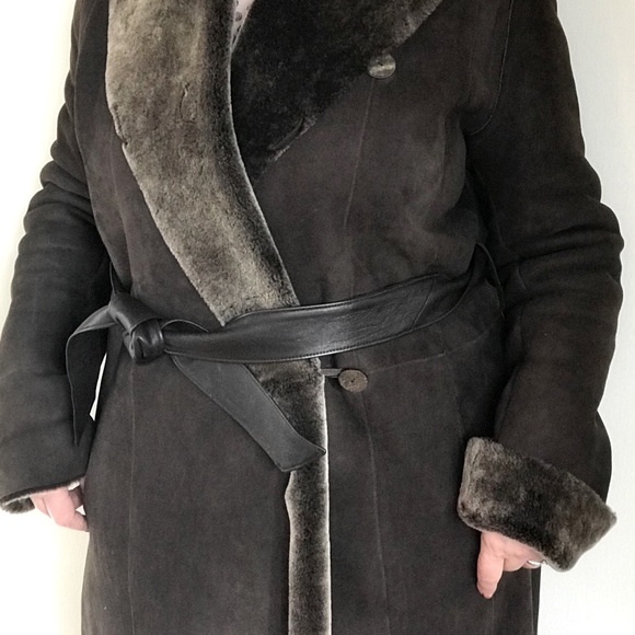 n/a Jackets & Blazers - Women coat/100% Shearling/Nappa finish Size: M